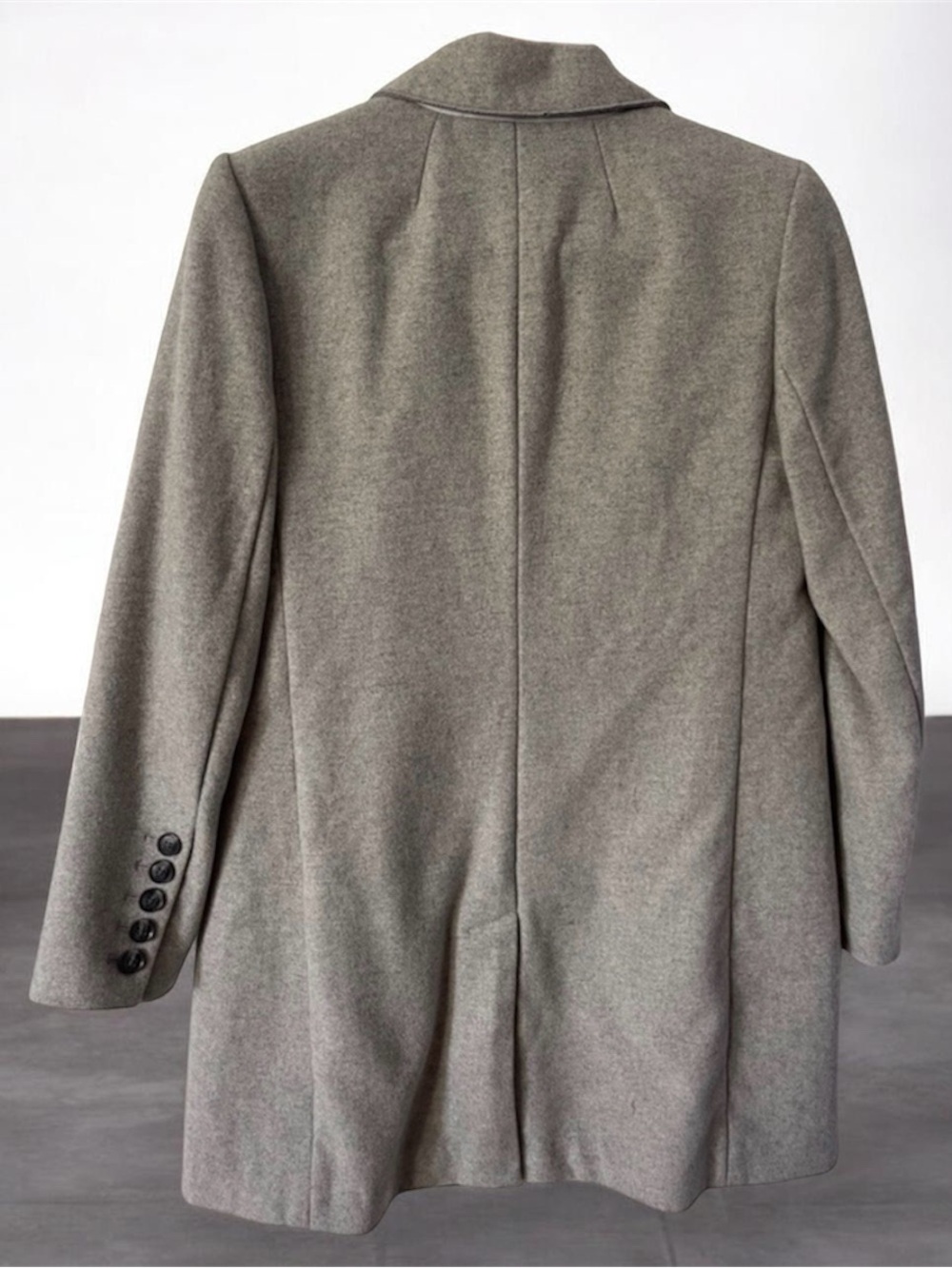 Banana Republic Light Gray Coat Jacket Size 6 | Classic Tailored Blazer Coat - Picture 16 of 16